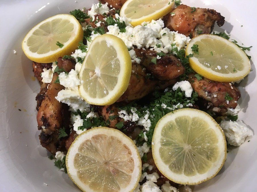 Mediterranean Chicken Wings